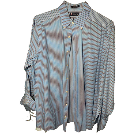 PREPPY CASUAL Mens shirts LOT Chaps/Nautica size M - Picture 5 of 6